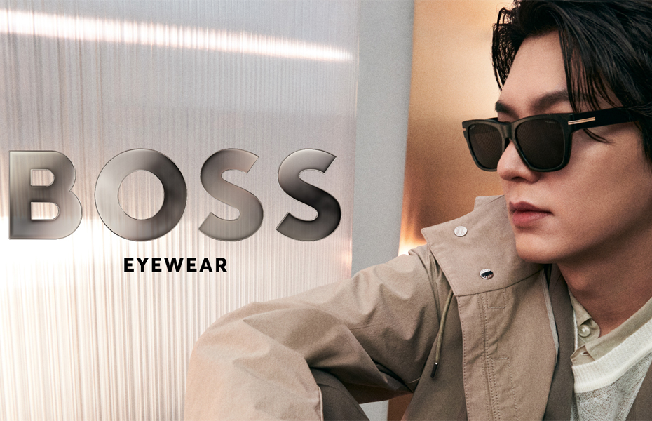 BOSS model with sunglasses